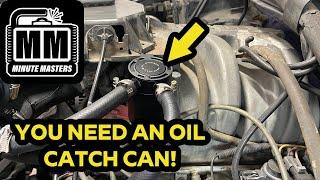 A MUST HAVE / How to Install an Oil Catch Can - Mishimoto 2 Port Catch Can | 1995 Ford F150