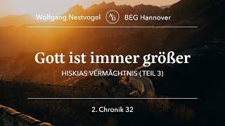 BEGH-Gottesdienst 18.08.2024: Gott ist immer größer