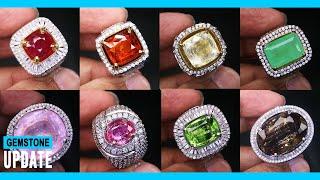 GEMSTONES UPDATE 02112024- CATS EYE RAINBOW SCAPOLITE RUBY BURMA MORGANITE EMERALD HESSONITE PERIDOT