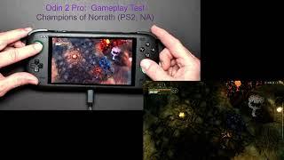 Odin 2 Pro Handheld - Gameplay Test - Champions of Norrath (PS2)