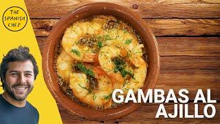 Gambas al ajillo | Garlic prawns