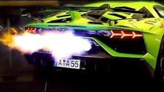 Flame Spitting Aventador SVJ