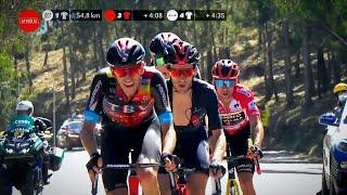 Lopez Abandons after Bahrain-Victorious PERFECT ASSAULT | Vuelta a España Stage 20 2021