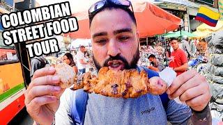 American Tries Colombian Food in Medellin, Colombia 