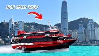 Riding Hong Kong's HIGH SPEED FERRY to Macau!