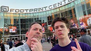 The Boys Experience the Energy of a Phoenix Suns Game!