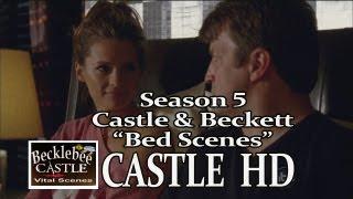 Castle Season 5 "Bed Scenes" Castle and Beckett Scenes in Bedroom Caskett Scenes HD