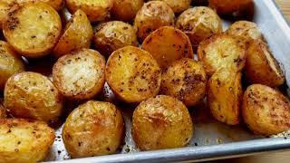 Crispy Roasted Baby Potatoes