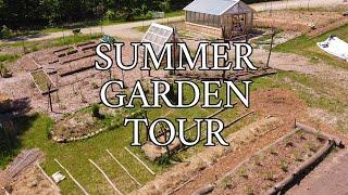 Man DOUBLES Garden Size to Become Self-Sufficient: SUMMER GARDEN TOUR