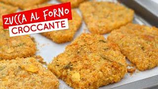 Zucca al forno gratinata CROCCANTE: ricetta facile e veloce!