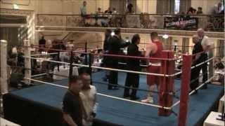 Hamza Boutafa (Blue) V Anthony Grice (Red) - JAB Boxing 6/4/2012