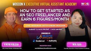 Earn 6-Figures Monthly as an SEO Freelancer (Guest Speaker: Kherk Roldan)