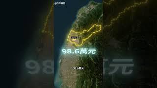 台灣哪些地區收入最高？？#地理 #地理知識 #地理趣聞#四方異聞