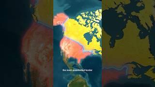 USA & Canada Border the Most Undefended Border in the World.The Slash-the Longest Treeless Zone