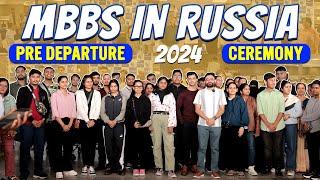 Pre Departure Ceremony 2024 | Study MBBS in Russia | Journey with Eduparity