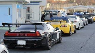 ShuBoxInc Prelude Chasing an NSX - Tsukuba Circuit 筑波サーキット