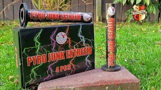 Pyro Junk EXTREEM 1.2 inch Single shot Bonbridge Vuurwerk