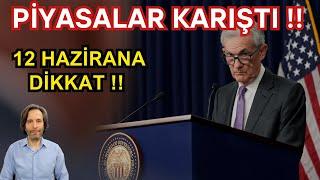 PİYASALAR KARIŞTI !! 12 HAZİRANA DİKKAT !! #Bitcoin #Altın #Borsa