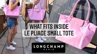 What Fits Inside the Longchamp Le Pliage Tote SMALL size  You’ll be surprised! 