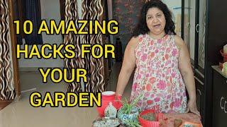 10 Amazing HACKS for Your Garddn  || Fun Gardening