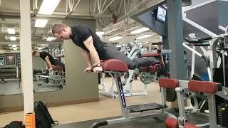 Horizontal Roman Chair Back Extension