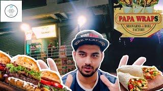 Papa Wrap's - Shawarma & Roll Factory | Food in Kondhwa | #PapaWraps Food Review Vlog #32 |