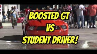 Boosted GT (wheels up) VS Student Driver!