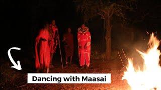 A night dancing at the bonfire with Maasai & learning more about the Maasai culture / Kenya Travel