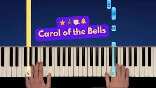 Carol of the Bells - Easy Piano Tutorial