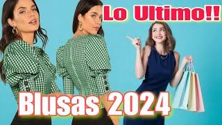 LAS ULTIMAS TENDENCIAS EN BLUSAS PARA 2024/ LOS COLORES Y DISEÑOS QUE MAS FAVORECEN