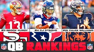 Ranking Every NFL Starting Quarterback for The 2024 Season