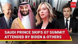Saudi's MBS Skips G7 Summit Despite Italy's Invite; Prince Says 'Sorry' To Meloni, Explains Why