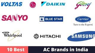 Top 10 Best Air Conditioner (AC) Brands in India 