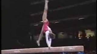 Henrietta Onodi - 1996 Olympics Team Compulsories - Balance Beam