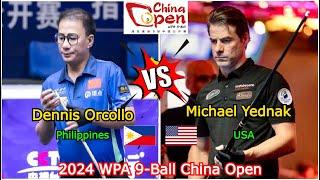 Dennis Orcollo VS Michael Yednak | 2024 WPA 9-Ball China Open - Round 1