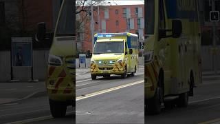 Nice ambulance responding in Geneva