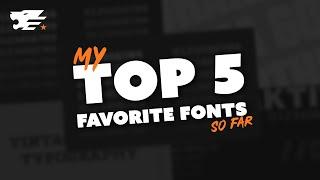 TOP 5 FONTS of 2021 (so far) - FREE with Adobe Fonts