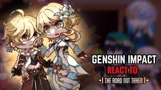  Genshin Impact React to The Road not Taken Short Animation || Gacha Club