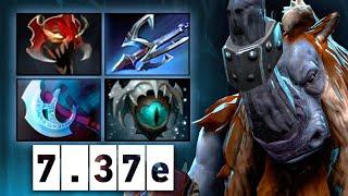 Магнус керри от Сатаника! 500+ урона - Satanic Magnus 7.37 DOTA 2