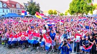 Tisuće Hrvata dočekali Vatrene u gradiću Neuruppin