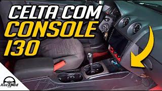 INTERIOR DO PRISMA COM CONSOLE I30 FICOU MUITO TOP - FEITO EM CASA