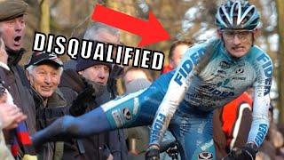 Most UNSPORTING Cyclocross Moments in Cycling History | Motordoping, Kicking & Mathieu van der Poel?