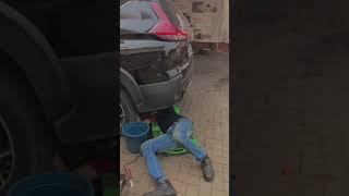 Proses memasangan Domo Buffer mobil Xpander