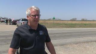 Sheriff David Falletti from Cowley County provides update on 3 deputies shot, suspect dead