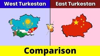 West Turkestan vs East Turkestan | East Turkestan vs West Turkestan | Comparison | Data Duck