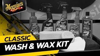 Meguiar’s Classic Wash & Wax Kit - Detailing Made Easy