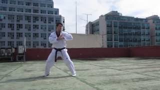 Korea Rooftop Training All Black Belt Poomsae