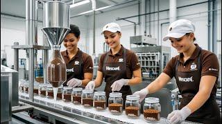 How Instant Coffee Is Made  | Inside the Factory