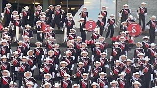 Calgary stampede showband at Calgary Stampede grand staircase afternoon step show day 5 July 9, 2024