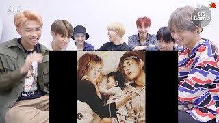 BTS Reaction When Lisa vs Teahyung had a small family